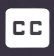 Symbol för undertextning "CC".